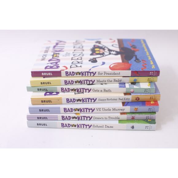 Nick Bruel, Bad Kitty, Book Lot, Square Fish, Comics, Softcover ~ 251107-WH 1395 - Picture 3 of 3